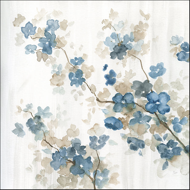 40710gg Dogwood in Blue II, by Nan, available in multiple sizes