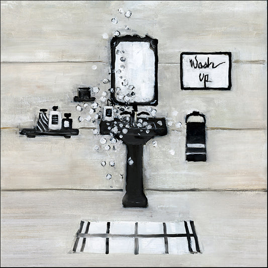 41538gg Neat and Tidy Bath, by Sally Swatland, available in multiple sizes