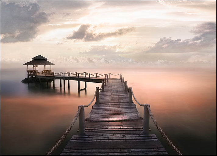 41758gg Early Morning Maldives, by Mike Calascibetta, available in multiple sizes