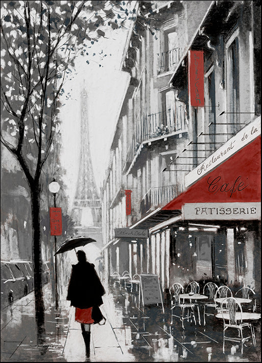 41801gg Rainy Paris I, by E. Anthony Orme, available in multiple sizes