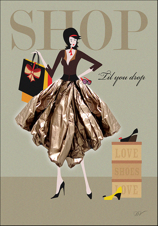 AB3576 Shop til you Drop, available in multiple sizes - Chamton