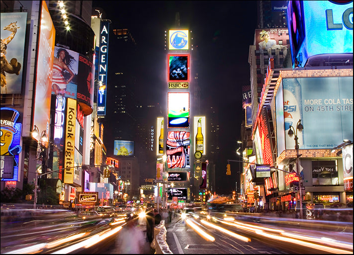 4454929 Times Square at night New York, available in multiple sizes