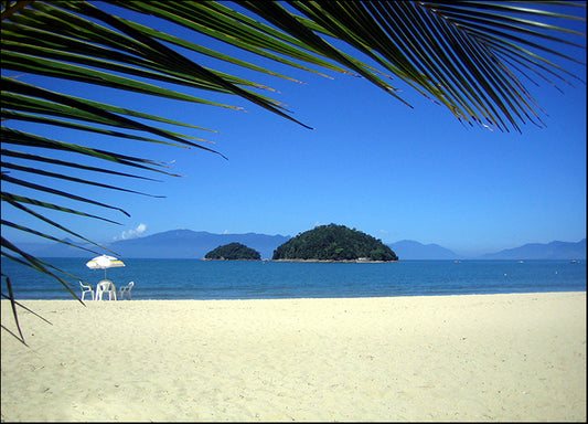 490949 beach scene from Brazil , available in multiple sizes
