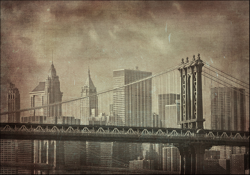 4994398 New York Skyline hazy day, available in multiple sizes