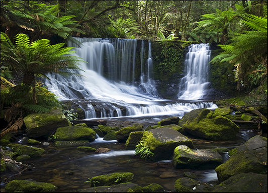 60108083 Horseshoe Falls Mount Field National park Tasmania, Australia, available in multiple sizes - Chamton