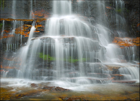 65997376 Waterfall coming down on the cliffs, available in multiple sizes - Chamton