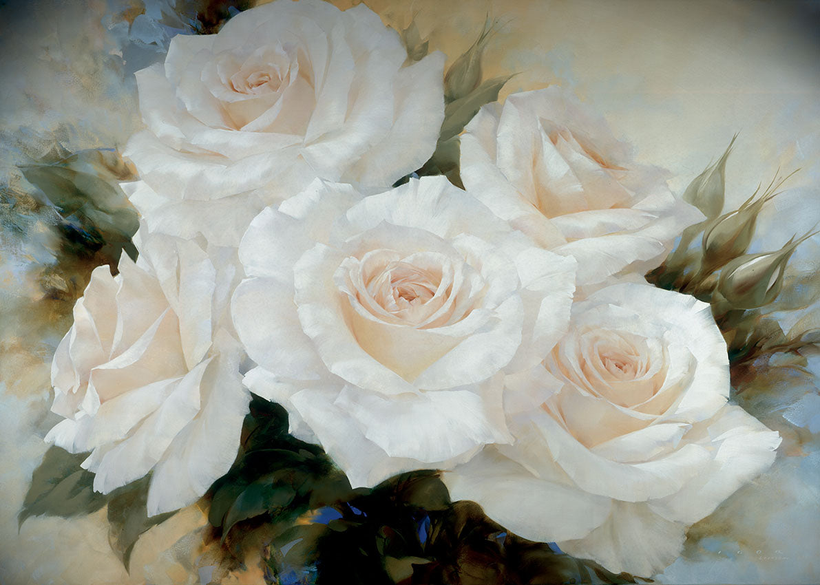 74020 MA White Roses III, available in multiple sizes