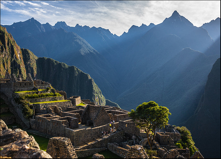 75775051 Machu Picchu at sunset, available in multiple sizes