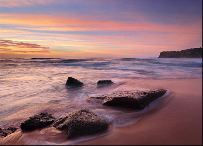 77488931 sunrise colours at Bungan Beach, available in multiple sizes