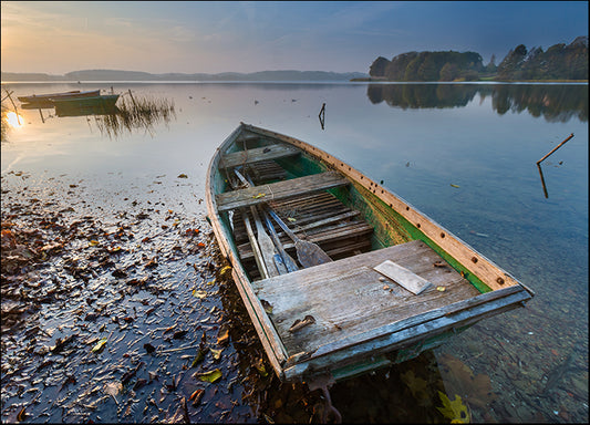 86343710 Beautiful sunrise over lake, available in multiple sizes