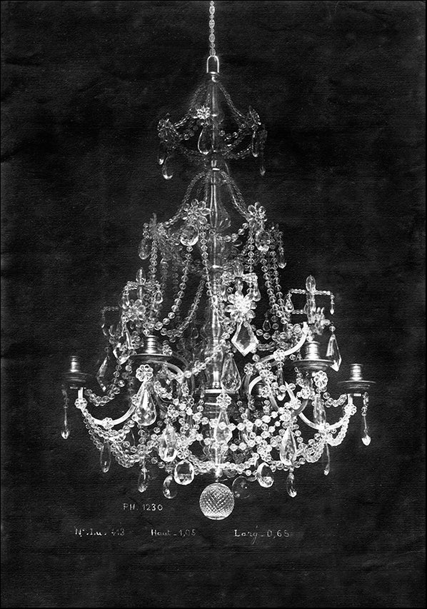 AD0437 Paris Chandelier on Black 2, available in multiple sizes