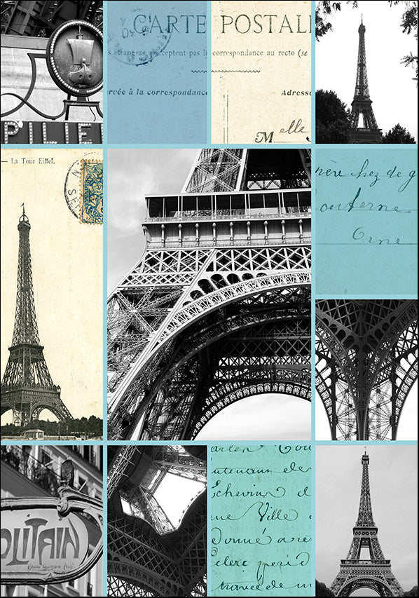 A8453 Paris Postcards, available in multiple sizes