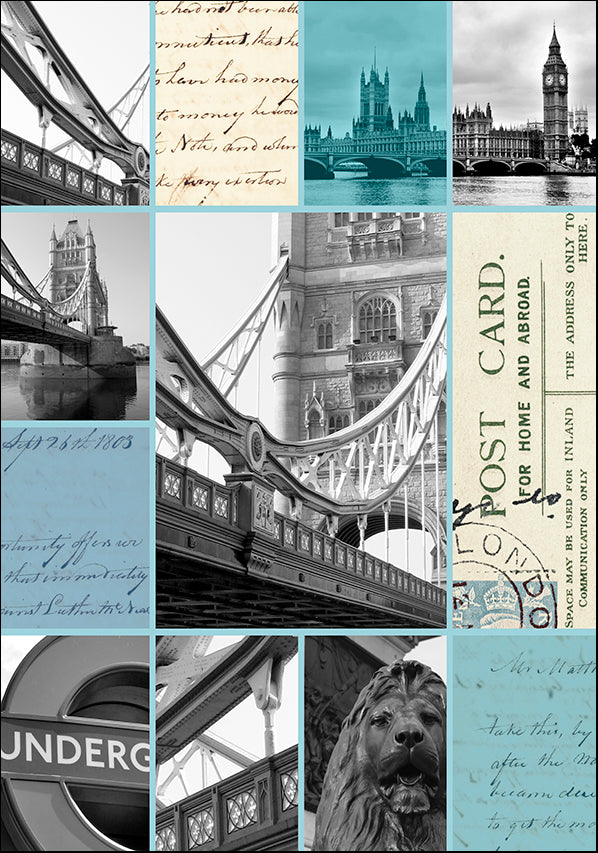 A8454 London Postcards, available in multiple sizes