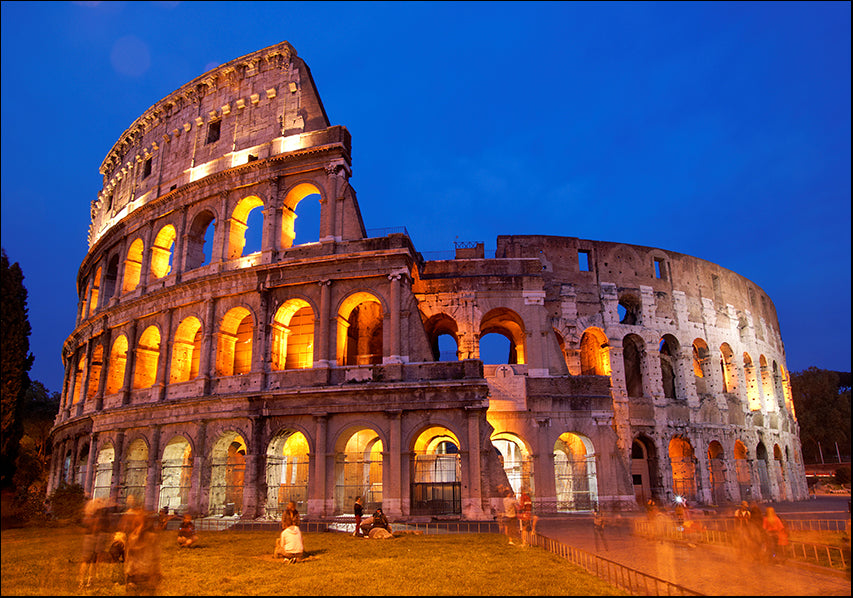 9856207 Colosseum at Night, available in multiple sizes