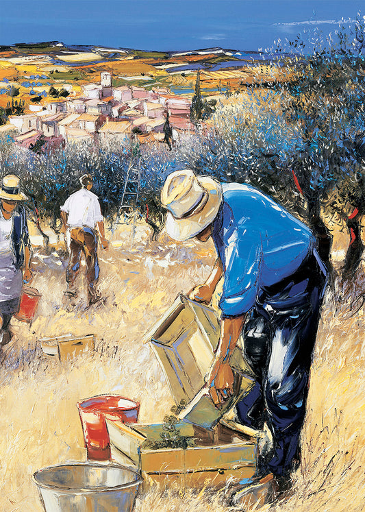 K044 La cueillette des olives, available in multiple sizes
