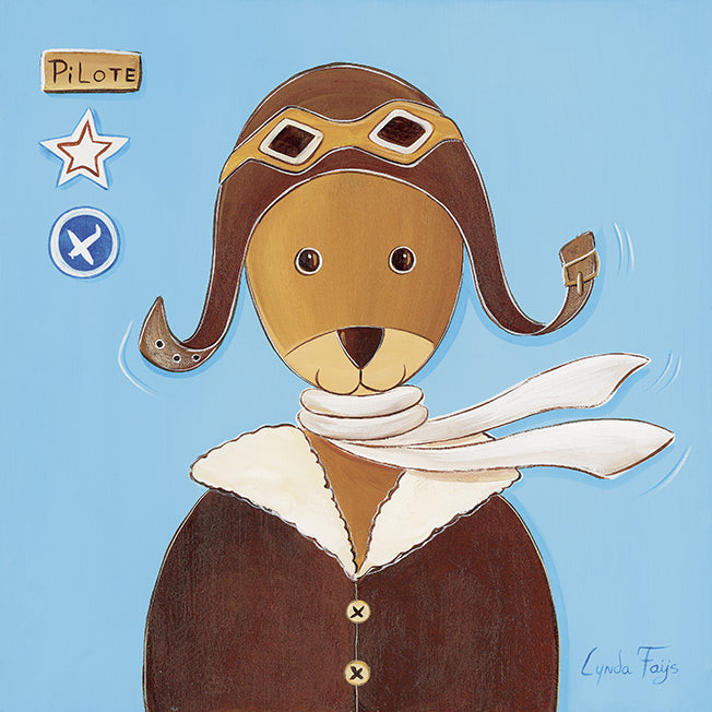 A341 Pilote II, by Lynda Fays,  available in multiple sizes