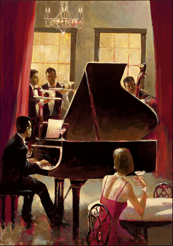 A4474 Piano Jazz, available in multiple sizes - Chamton