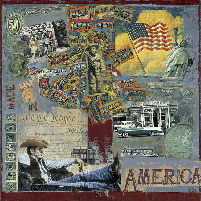 A508 America Collage available in multiple sizes