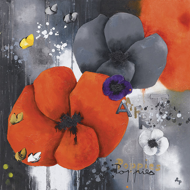 A543 Poppies I, available in multiple sizes - Chamton