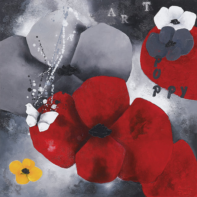 A544 Poppies II, available in multiple sizes