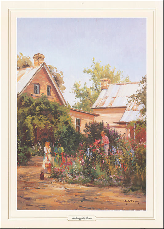 AAC CHO293 Gathering the Roses by Chris Huber multiple sizes on paper - Chamton