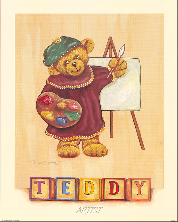 AAC DS005 Artist Teddy by Daniel Sarantidis multiple sizes on paper