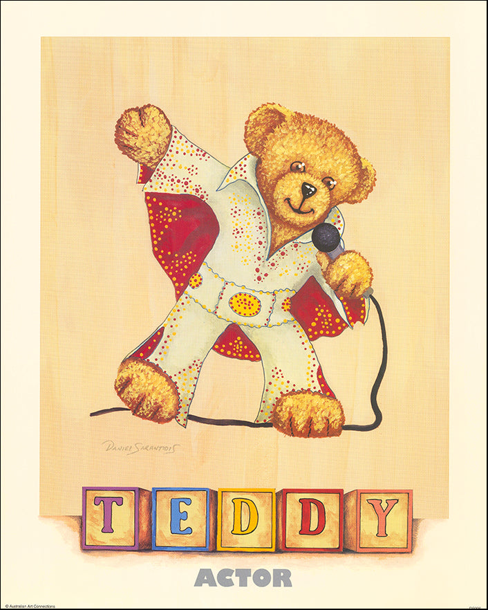 AAC DS006 Actor Teddy by Daniel Sarantidis multiple sizes on paper