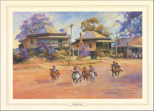 AAC DWD025 Dash for Home by D'arcy Doyle multiple sizes on paper