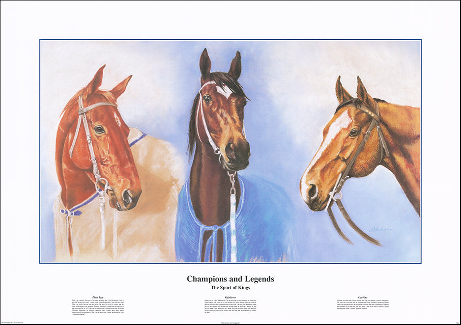 AAC FA04 Champions and Legends  by Fiona Anderson 89x62cm on paper