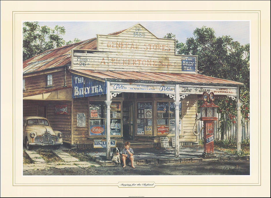 AAC GHO142 Staying for the Refund by Gordon Hanley multiple sizes on paper - Chamton