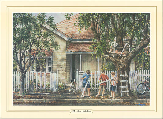 AAC GHO428 The Master Builders by Gordon Hanley multiple sizes on paper