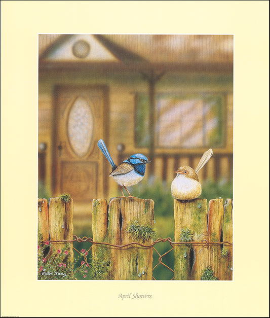AAC IN003 April Showers by Inder Naru multiple sizes on paper - Chamton