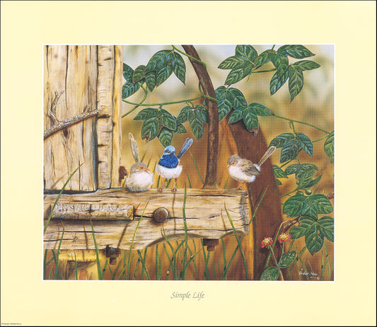AAC IN009 Simple life by Inder Naru multiple sizes on paper