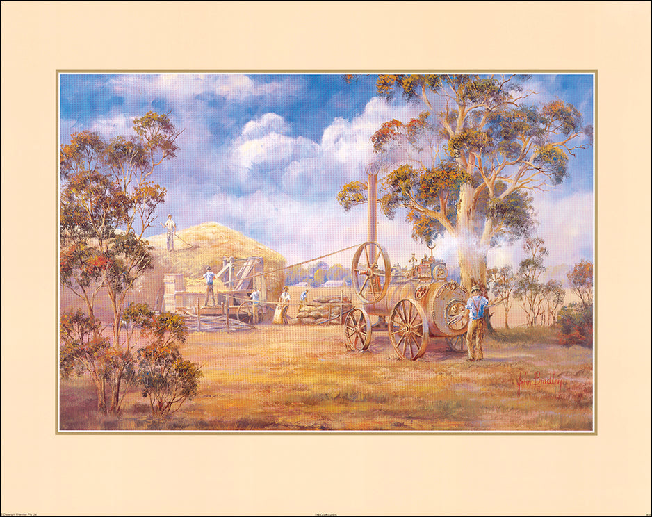 AAC JB62 The Chaff Cutters by John Bradley multiple sizes on paper