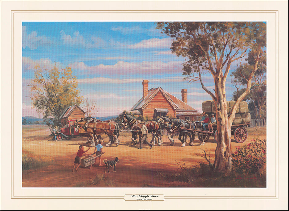 AAC JCO379 The Competitors by John Cornwell multiple sizes on paper - Chamton