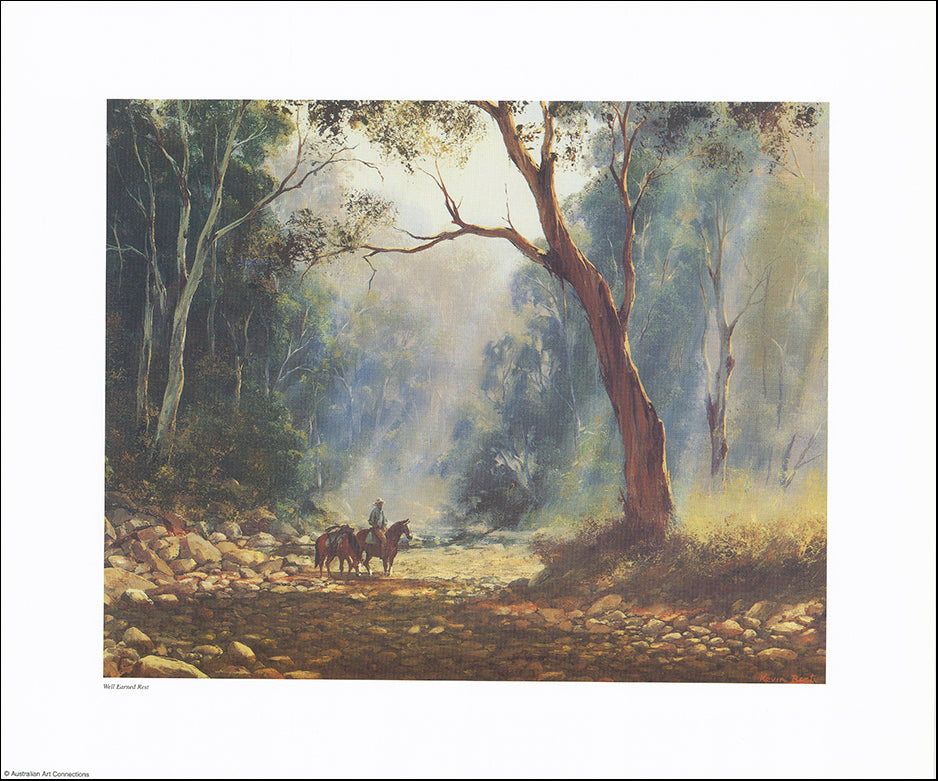 AAC KB104 Well Earned Rest by Kevin Best 45x38cm on paper – Chamton