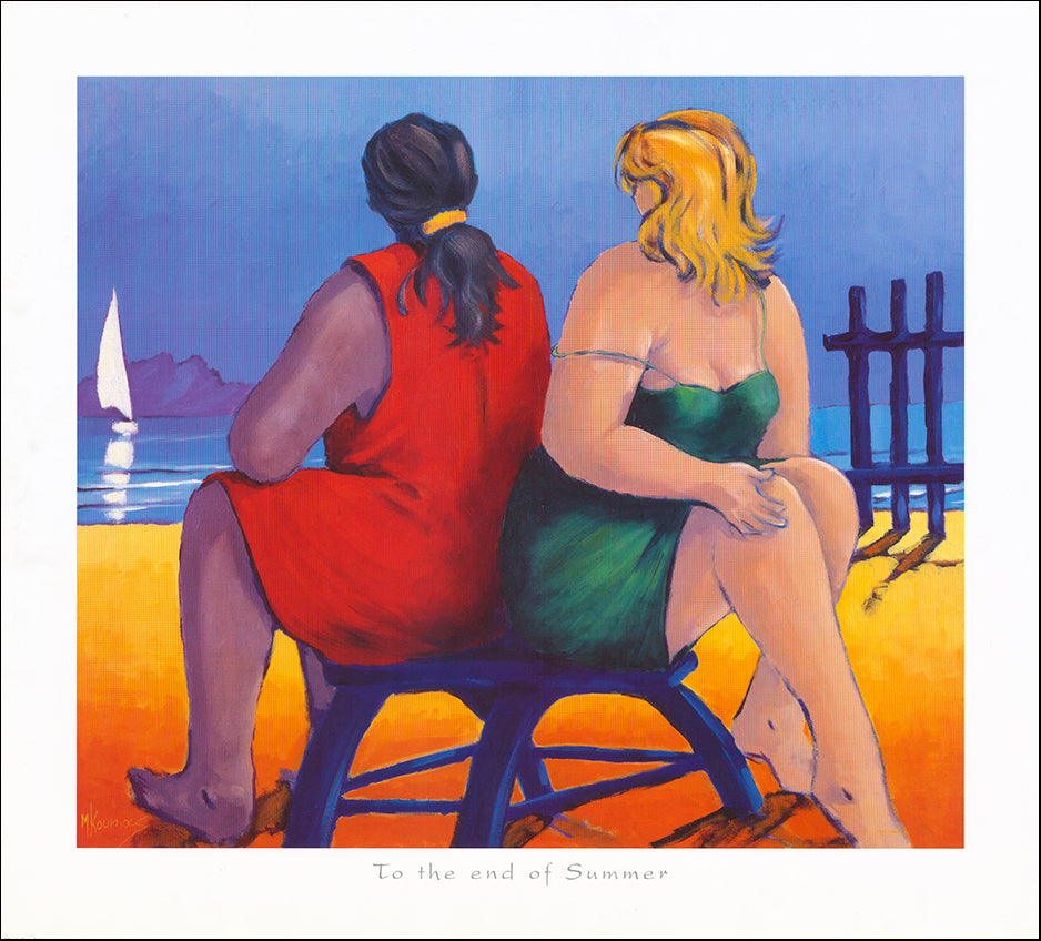 AAC MK012 To the end of Summer by Marino Kounias 76x68cm on paper