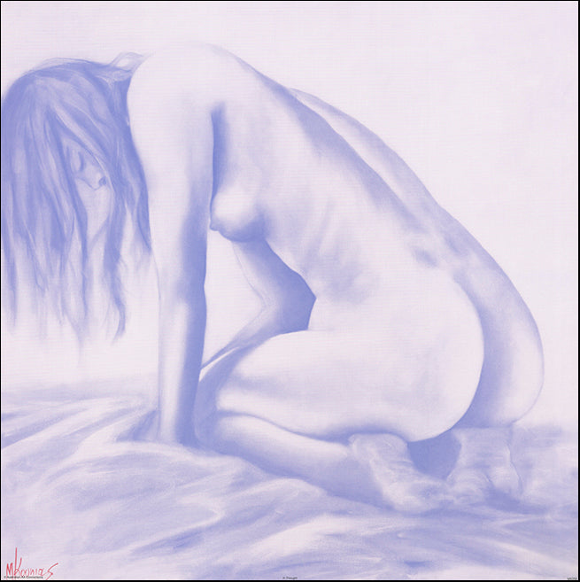 AAC MK050 In Thought by Marino Kounias 61x61cm on paper