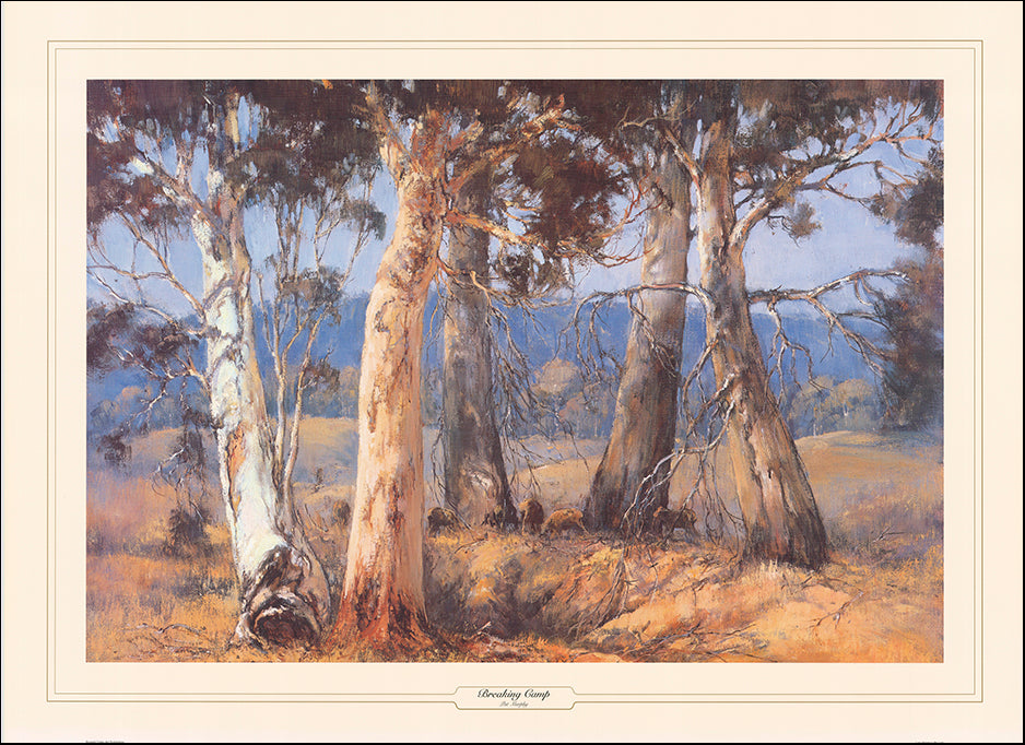 AAC PMO223 Breaking Camp by Pat Murphy multiple sizes on paper