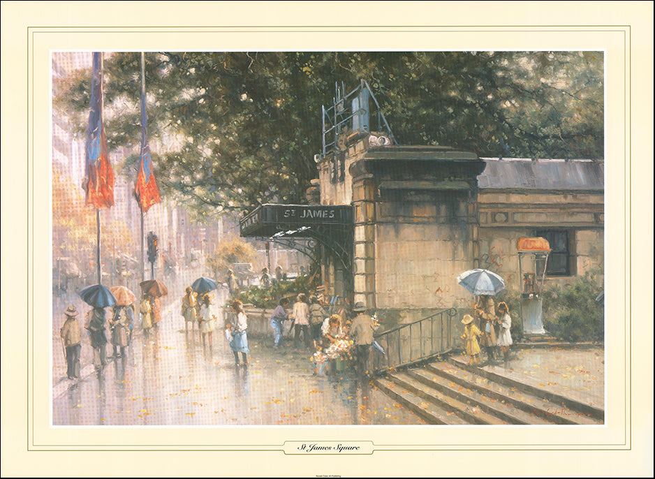 AAC RWT0352 St. James Square by Ramon Ward Thompson multiple sizes on paper