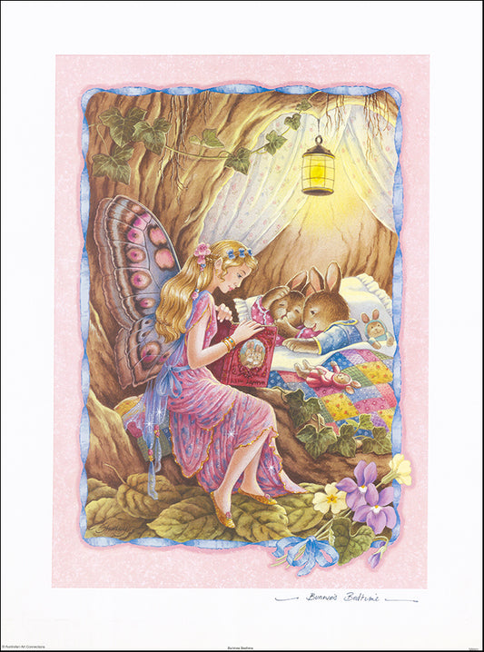 AAC SB01 Bunnies Bedtime by Shirley Barber multiple sizes on paper - Chamton
