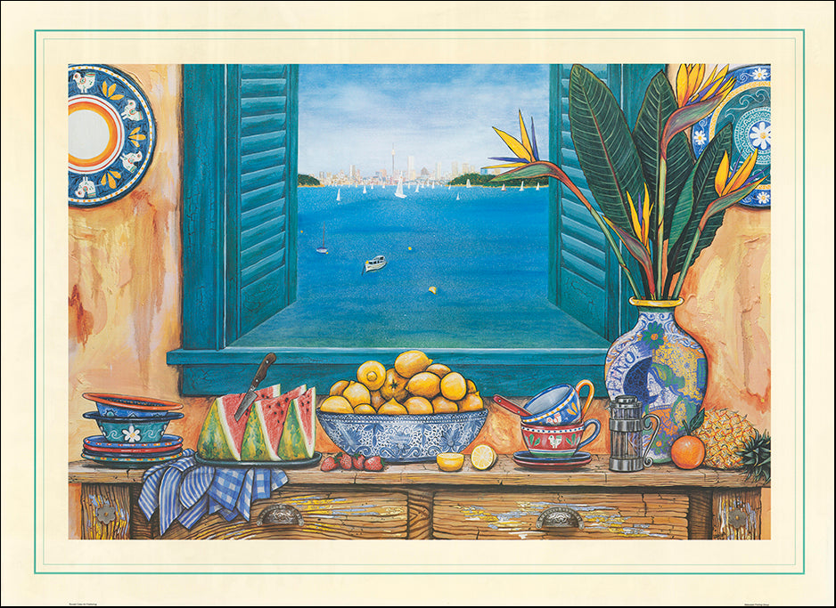 AAC SBO305 Still Life With Birds of Paradise by Sarina multiple sizes on paper