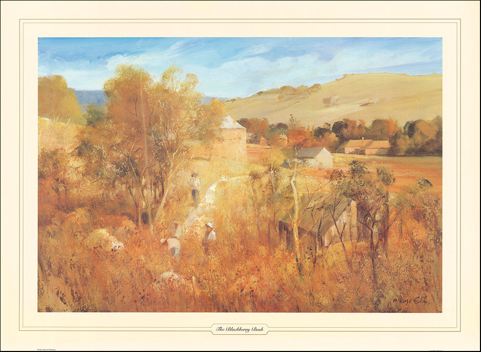 AAC SMC215 The Blackberry Bush by Stuart Mc Kenzie Cullen multiple sizes on paper - Chamton