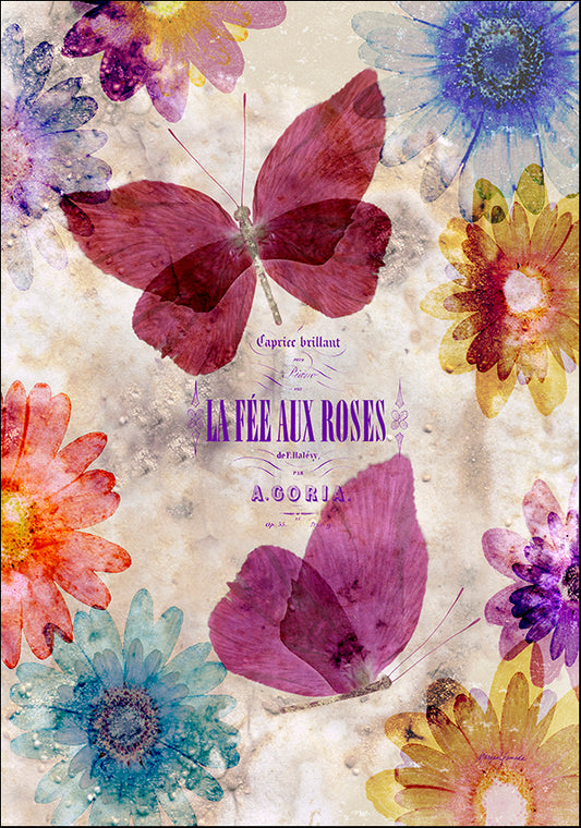 AB4603 Fleur De Papillion 2, available in multiple sizes