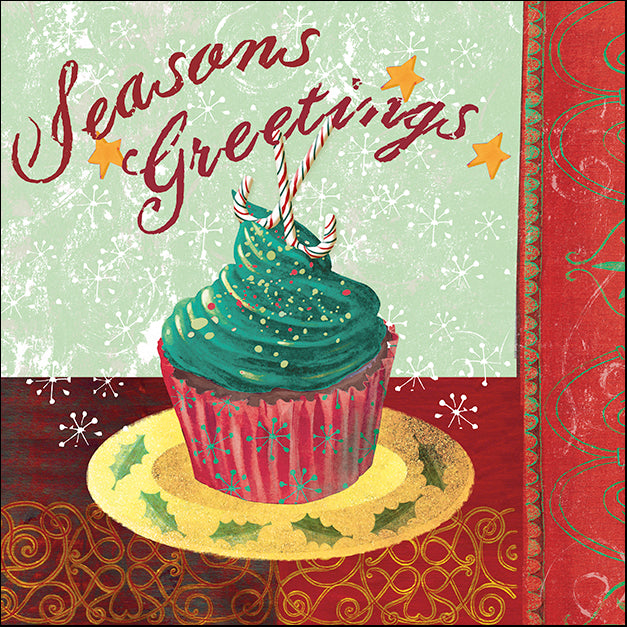 ALIFIO109870 Cupcake Holidays IV, by Fiona Stokes-Gilbert-ALI, available in multiple sizes