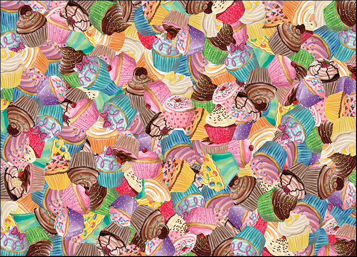ALIFIO127393 Cupcake Mania, by Fiona Stokes-Gilbert-ALI, available in multiple sizes