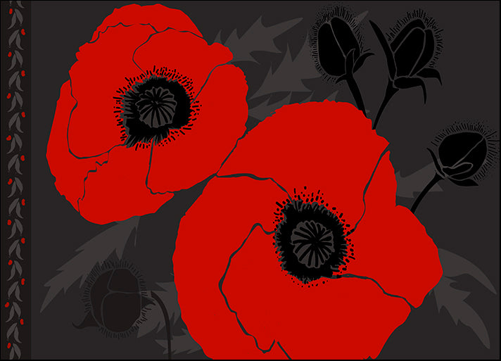 ALIZOE110026 Beautés Rouges IV, by Art Licensing Studio, available in multiple sizes
