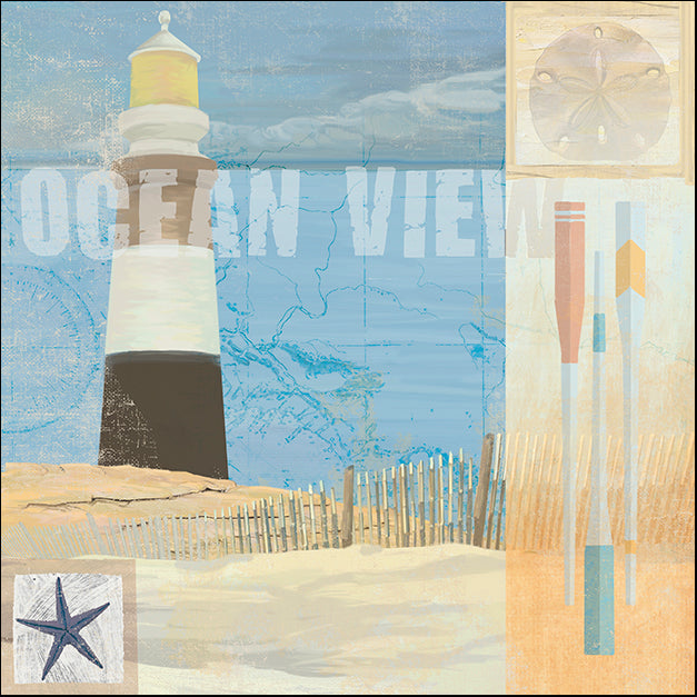 ALIZOE110159 Coastal Beacon 1, by Art Licensing Studio, available in multiple sizes