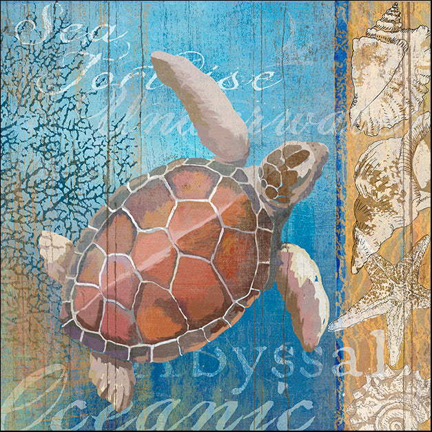 ALIZOE110714 Turtle and Sea, by Art Licensing Studio, available in multiple sizes
