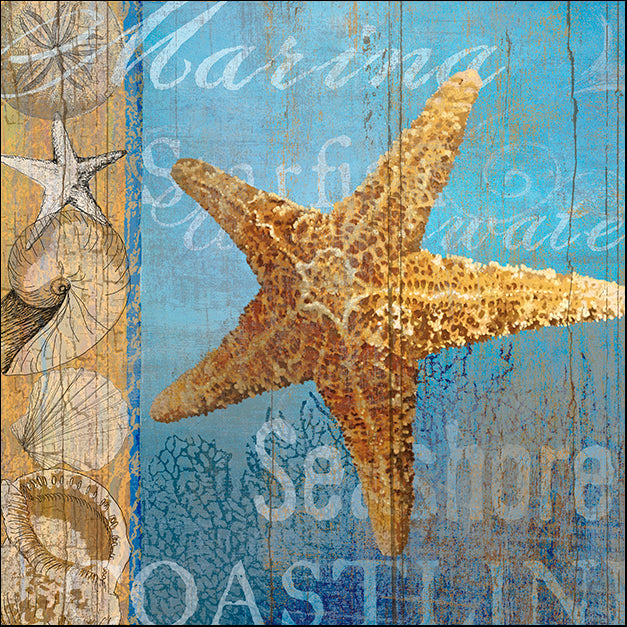 ALIZOE111234 Starfish and Sea, by Art Licensing Studio, available in multiple sizes - Chamton